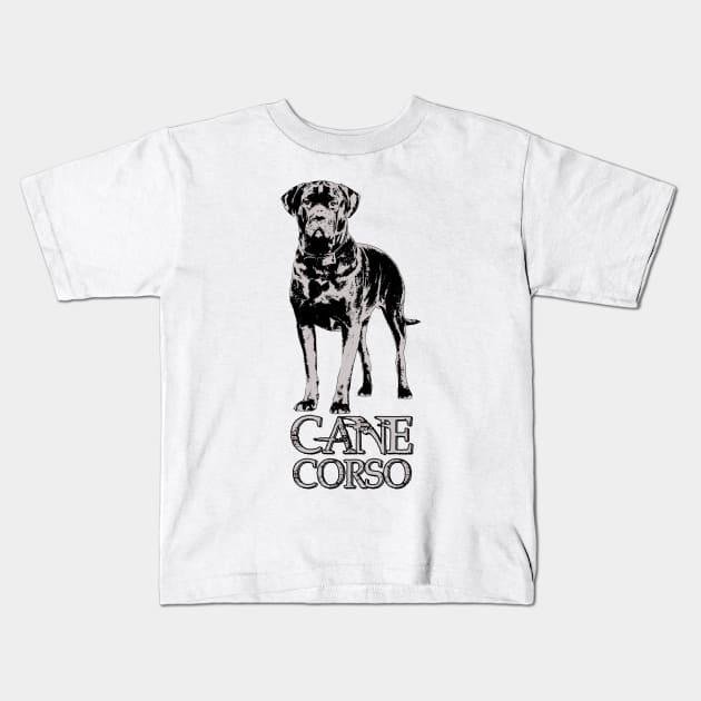 Cane Corso - Italian Mastiff Kids T-Shirt by Nartissima